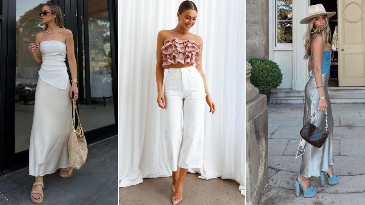 Blusas de banda o top bandeau