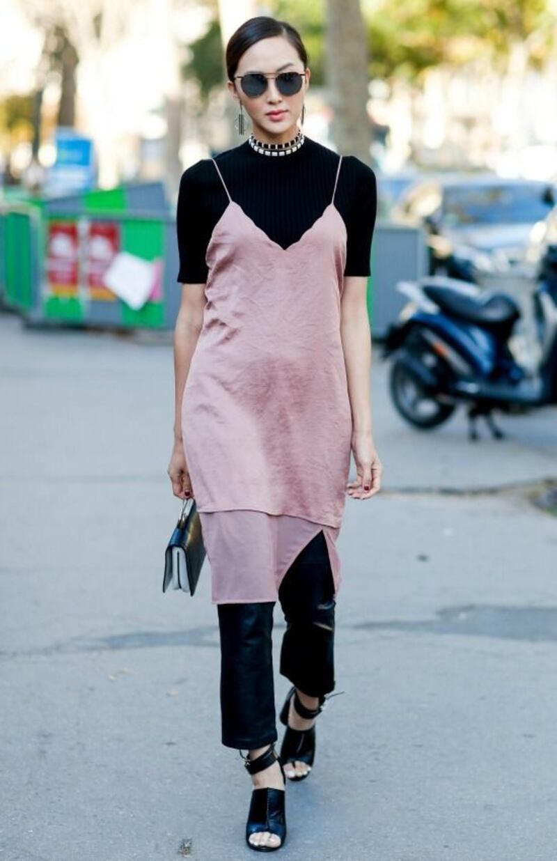 Los vestidos con camiseta serán tendencia