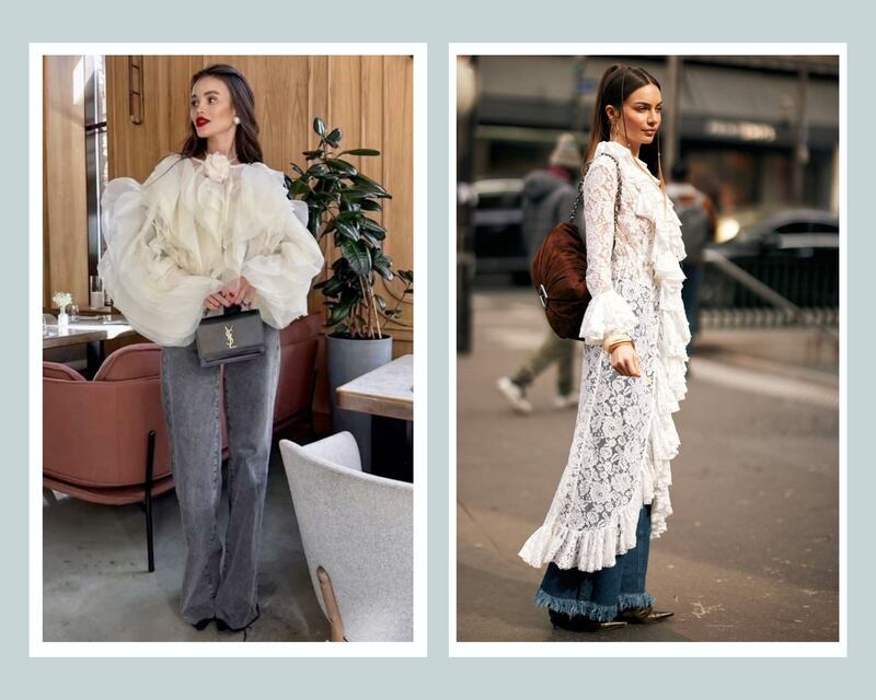 Blusas de 'poeta' en tendencia.