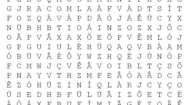 Encontre ALMOÇAR e JANTAR no caça-palavras