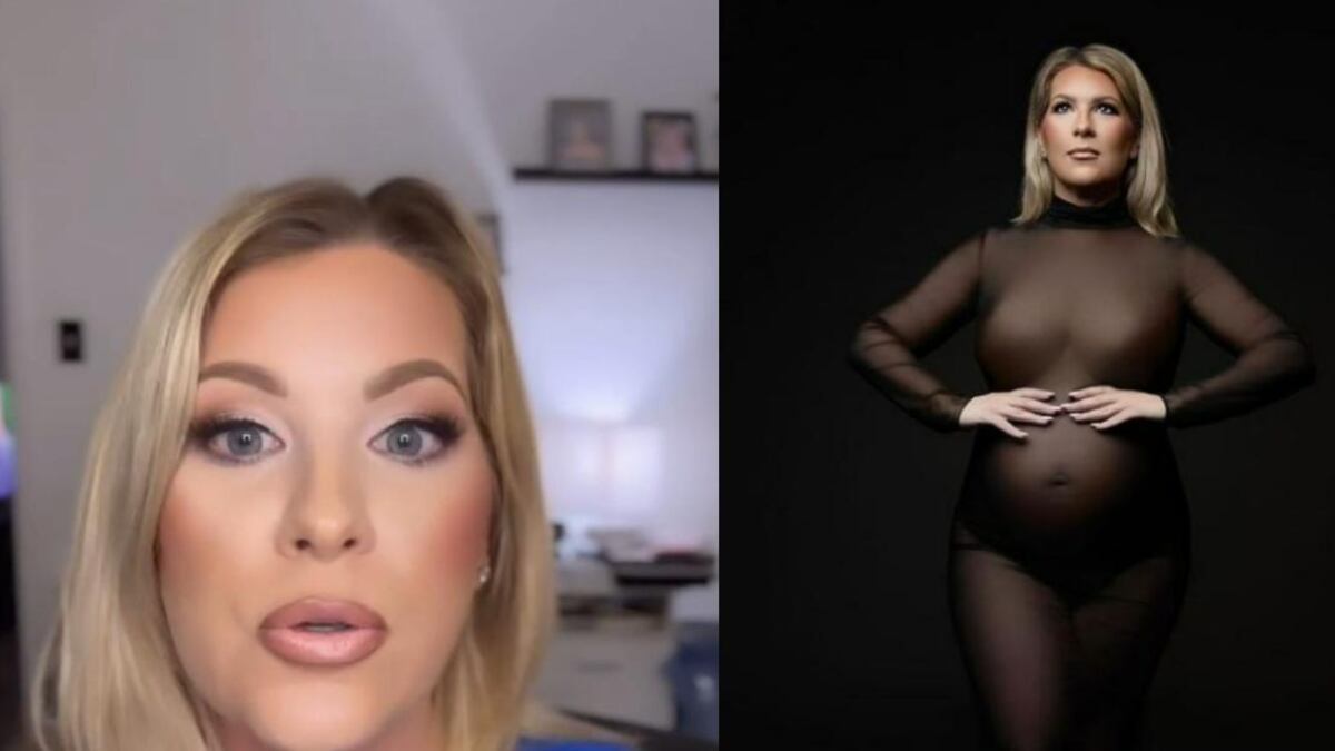 Fue a un cheque de rutina y resultó que estaba embarazada de 8 meses