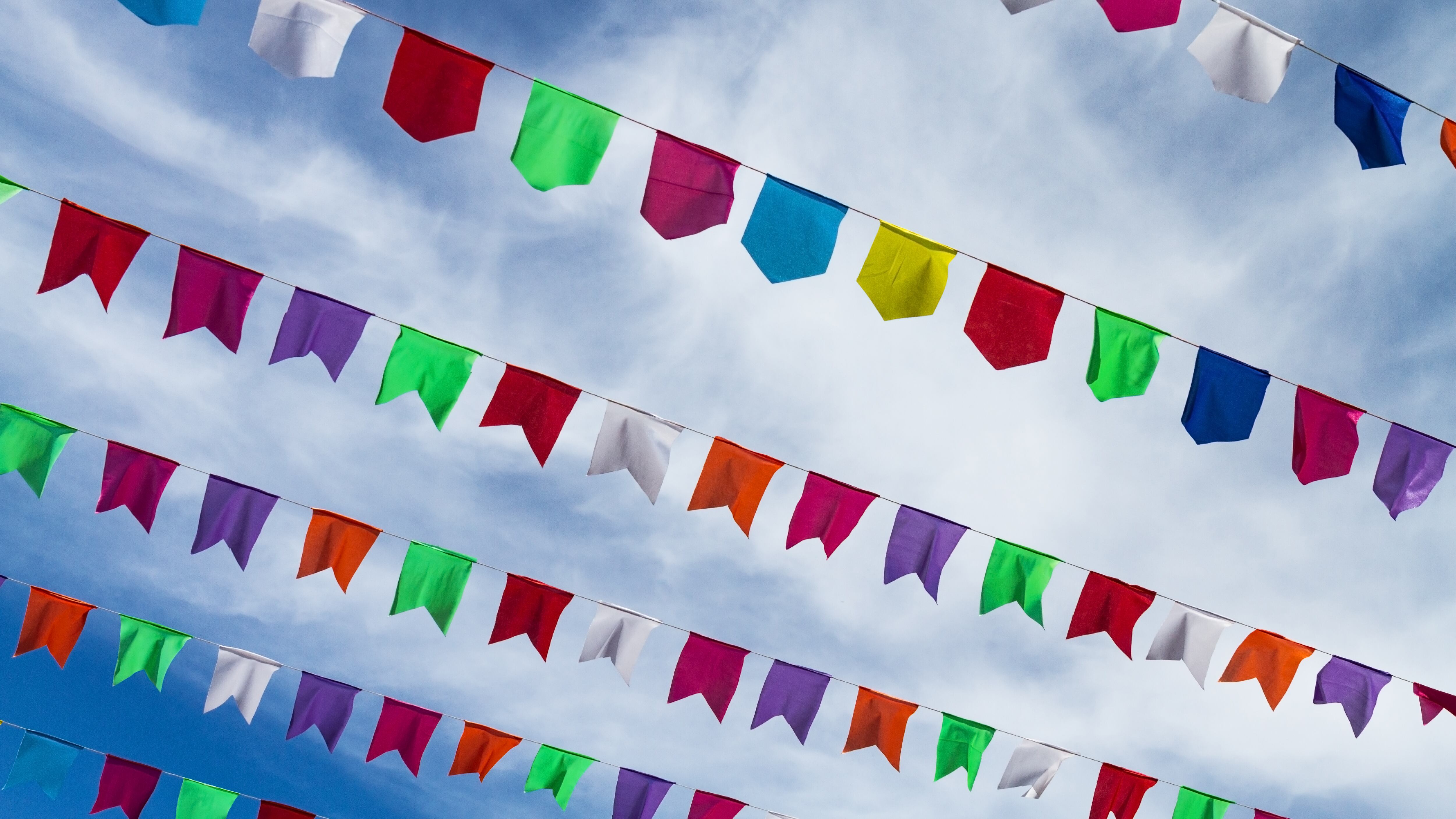 Bandeirinhas de festa junina