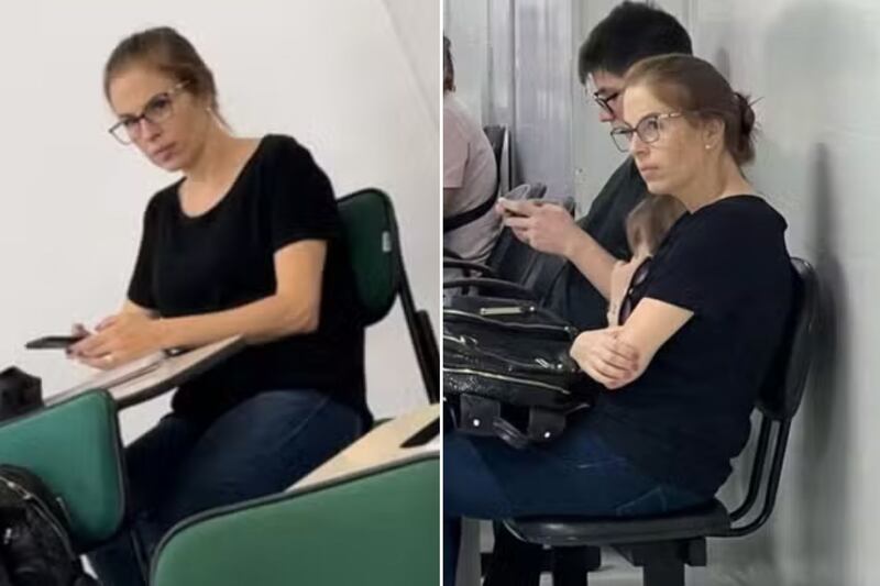 Alunos ficaram chocados com a presença da assassina