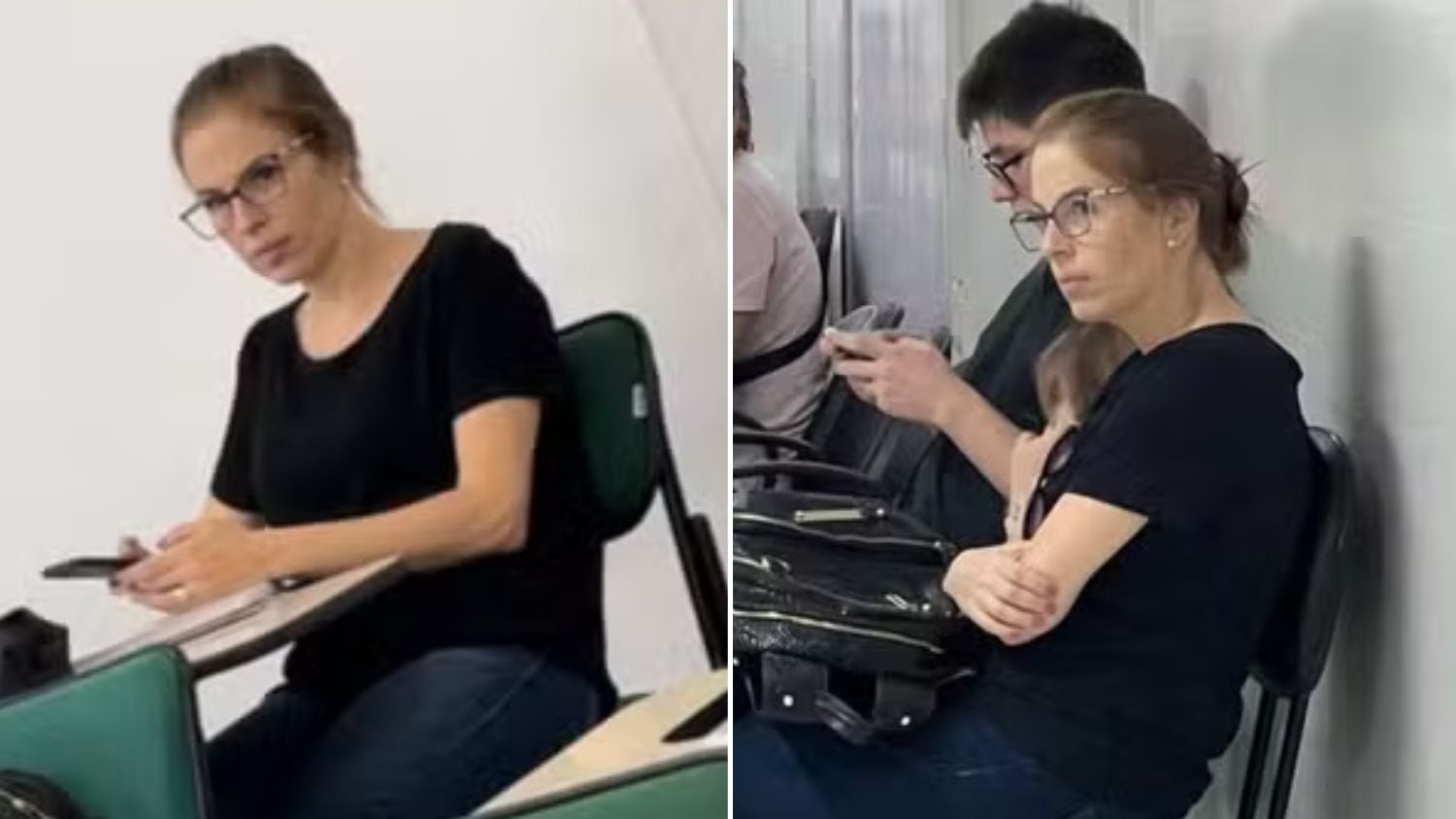 Alunos ficaram chocados com a presença da assassina