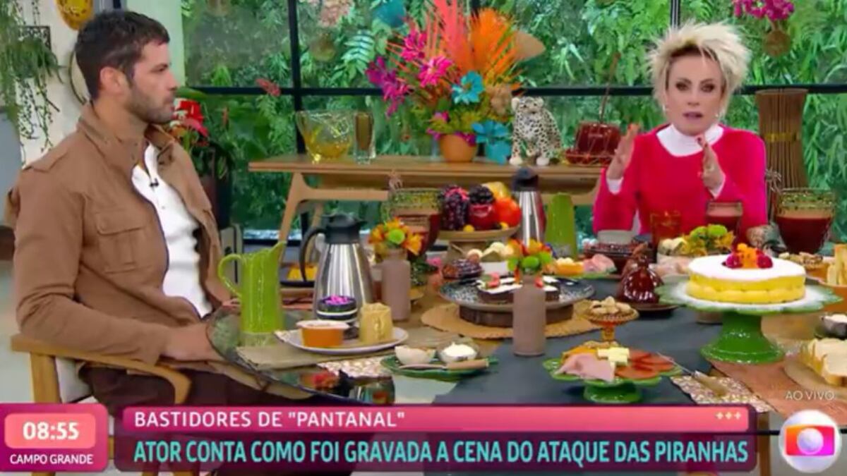 Ana Maria recebe Leandro Lima no 'Mais Você'