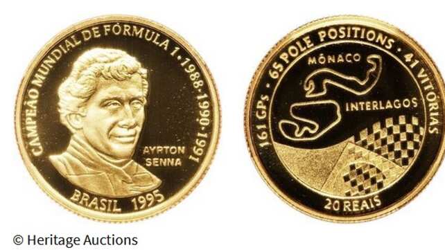 Moeda do Ayrton Senna
