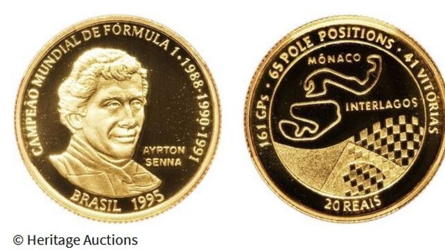 Moeda do Ayrton Senna