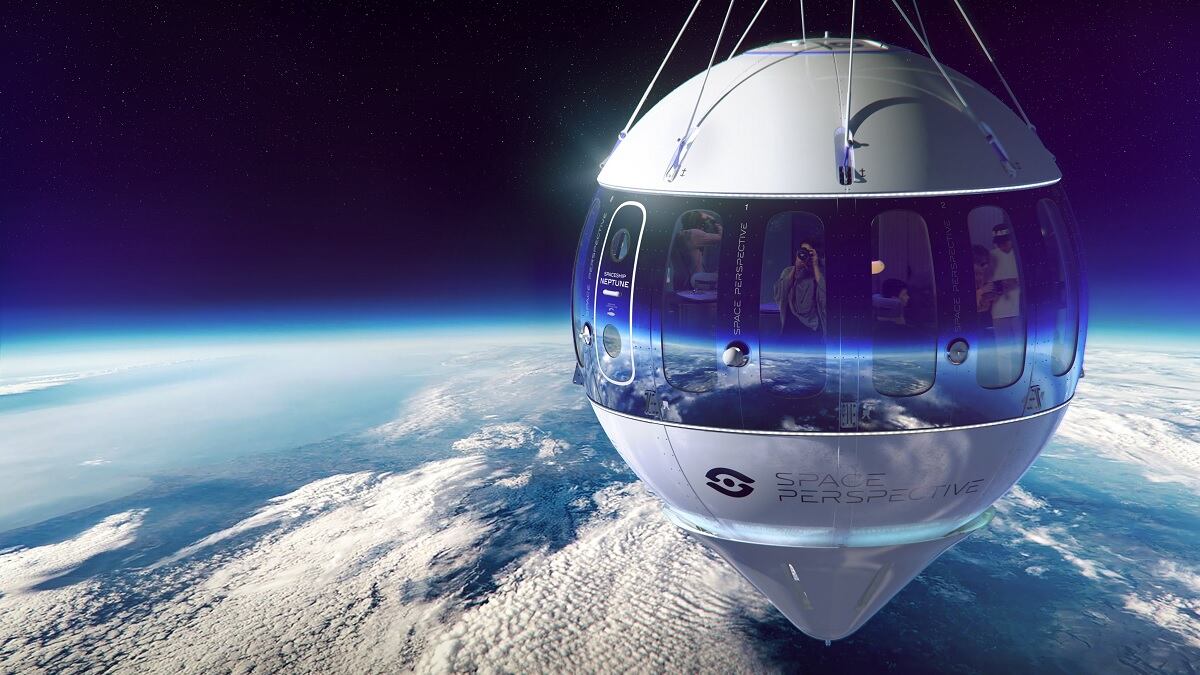 La nave espacial Neptune de
Space Perspective.