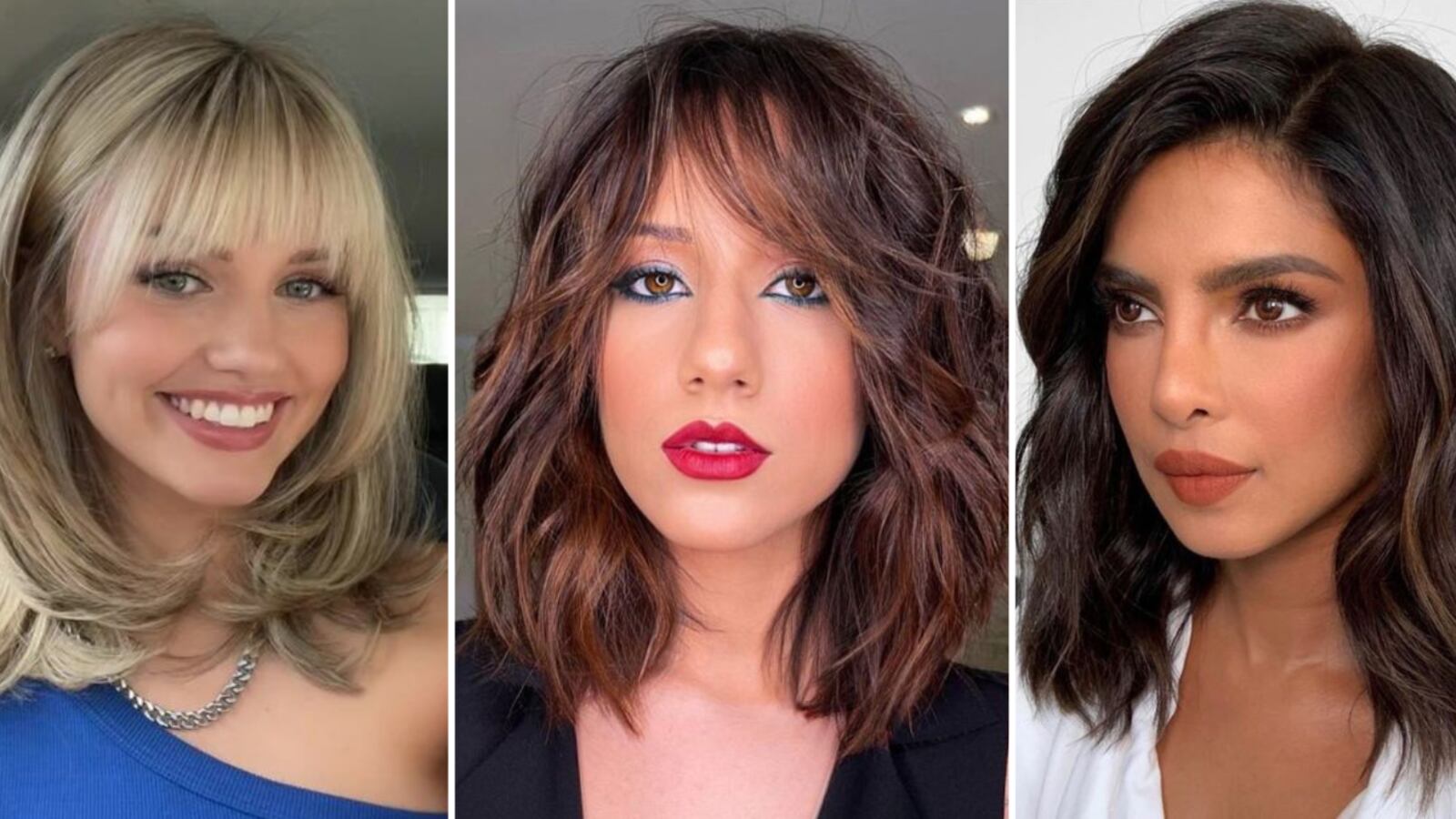 Cortes de cabello al hombro en capas