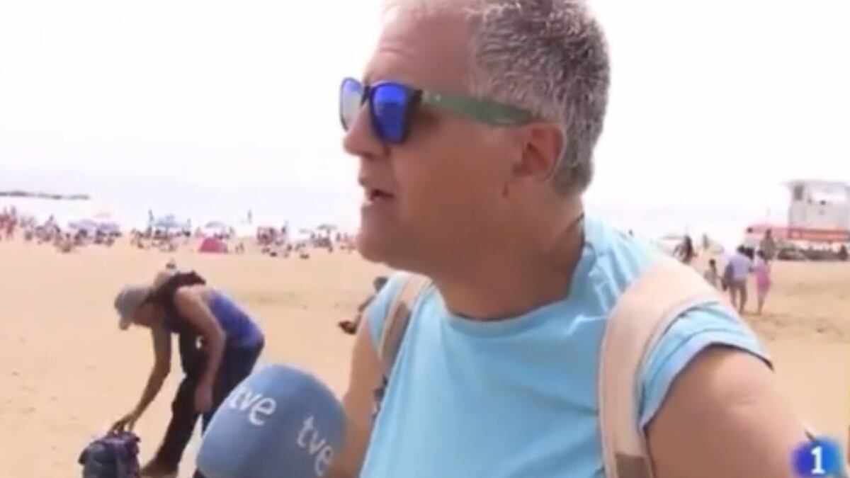 Cinegrafista filma furto durante entrevista em Barcelona