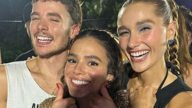 João Guilherme, Bruna Marquezine e Sasha Meneghel