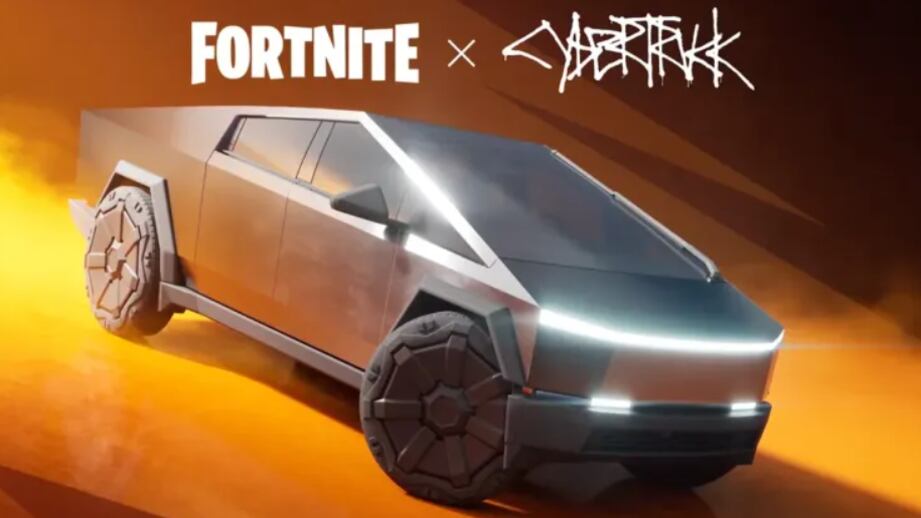 Ya puedes conducir el Cybertruck de Tesla en Fortnite y Rocket League