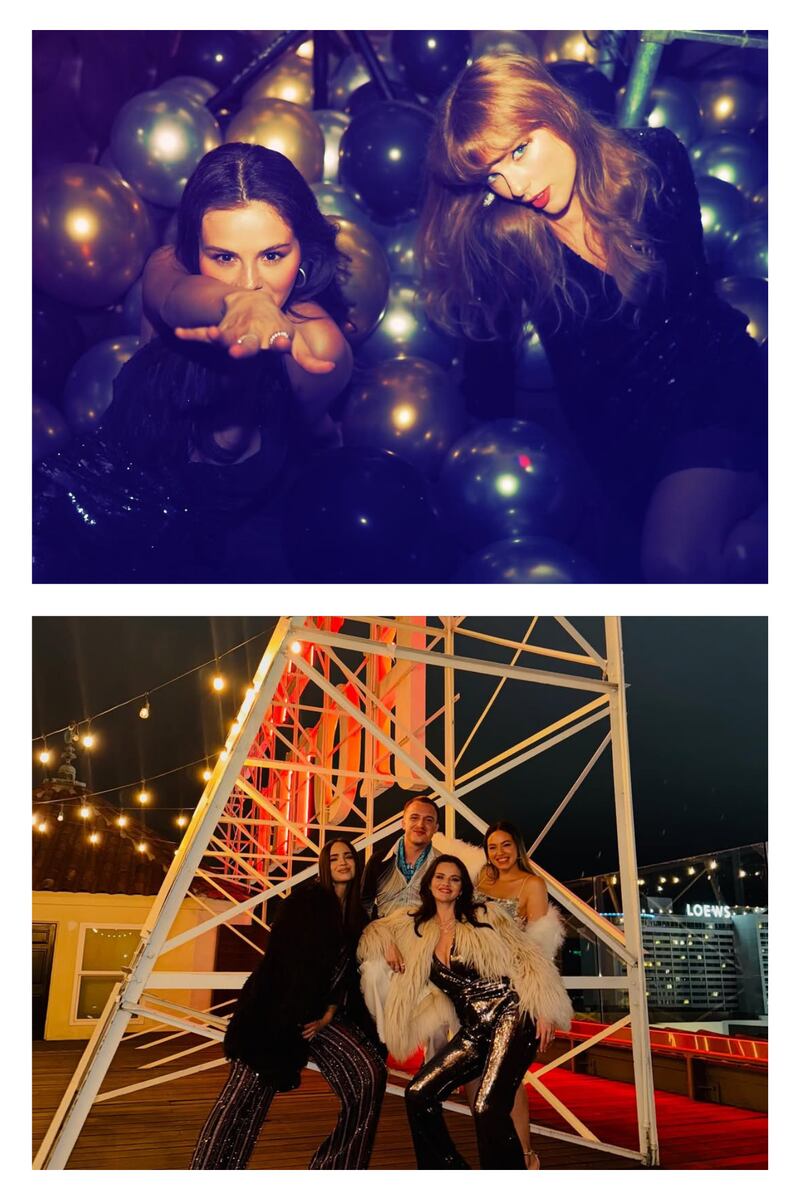 Los invitados a la fiesta de cumpleaños de Selena Gomez.