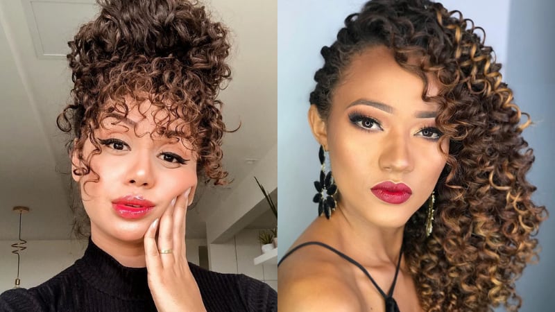 5 penteados perfeitos para cabelos cacheados super fáceis de fazer