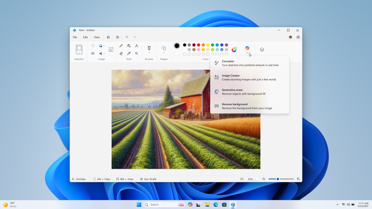 Microsoft Paint incorpora el botón Copilot