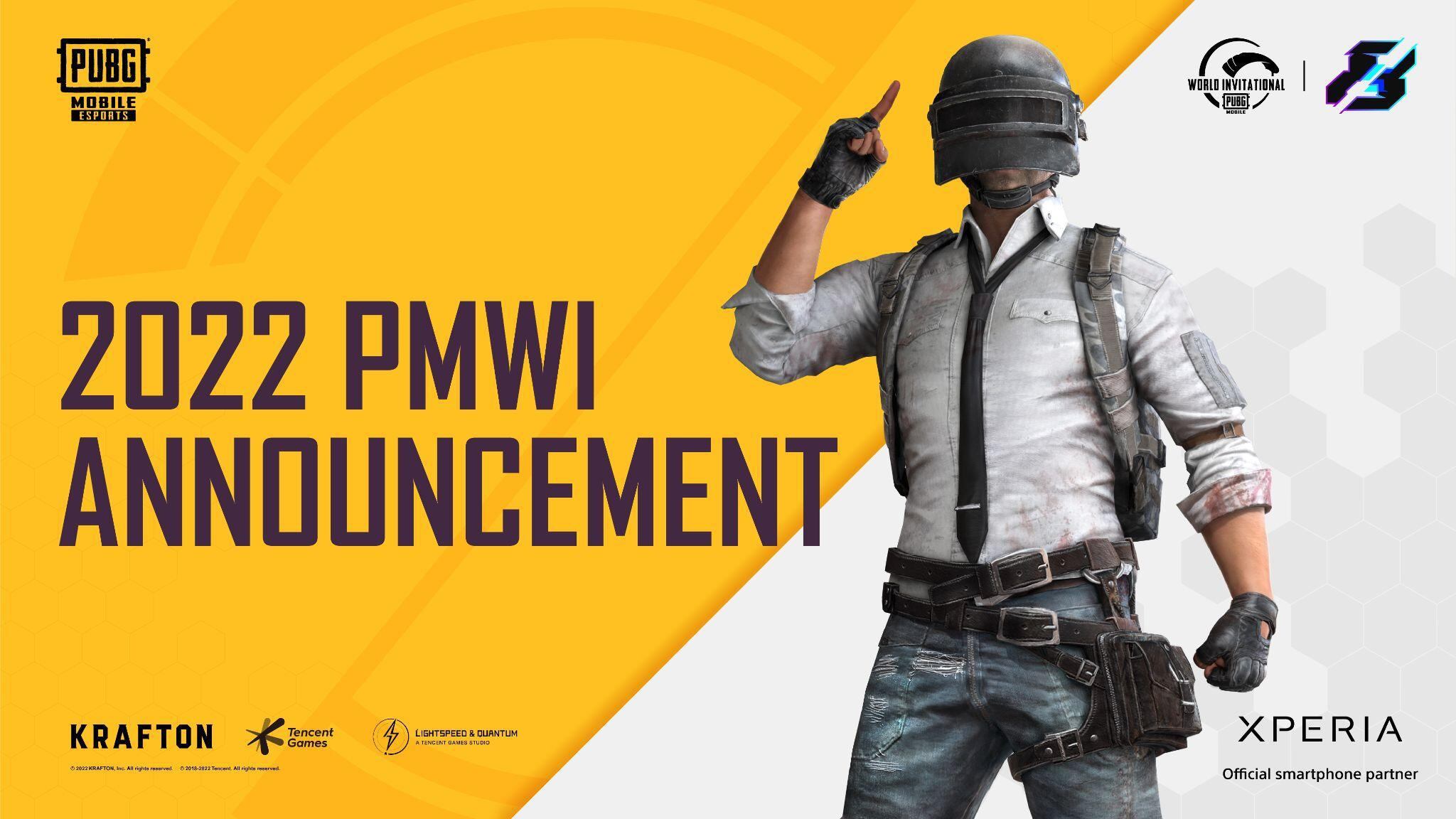 Anúncio do PMWI de PUBG Mobile.