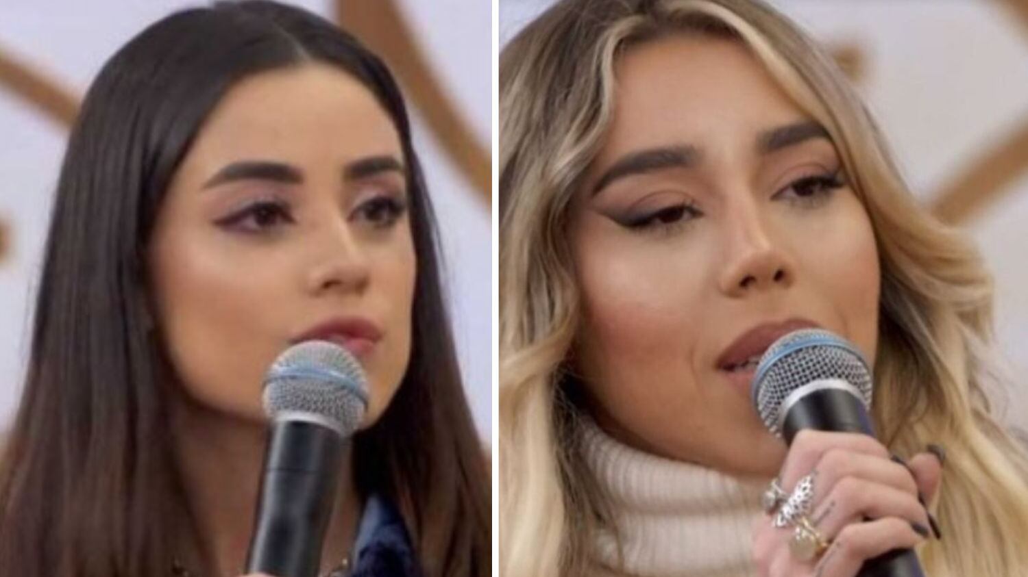 Elas também cantaram sucessos da música gospel