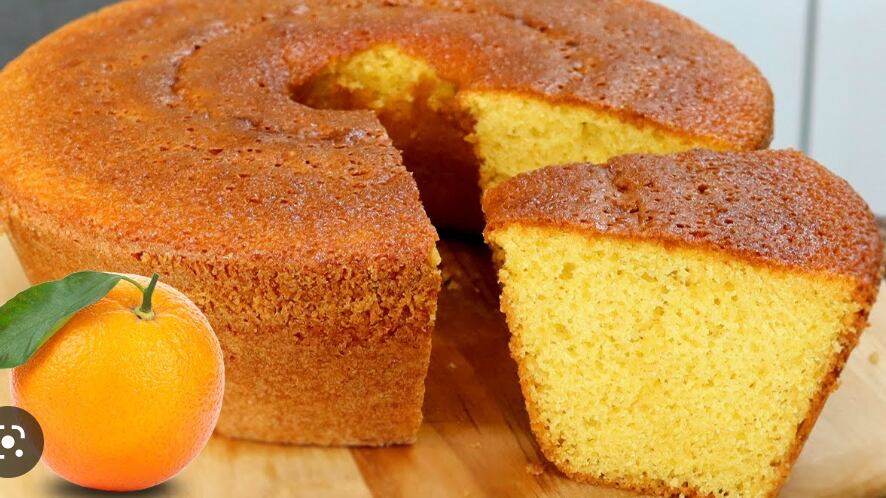 Receita de bolo de laranja