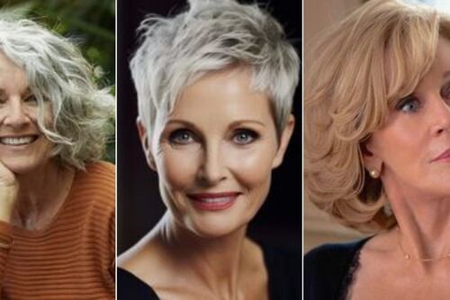 3 cortes de cabelo elegantes e joviais para mulheres de 50 e 60 anos