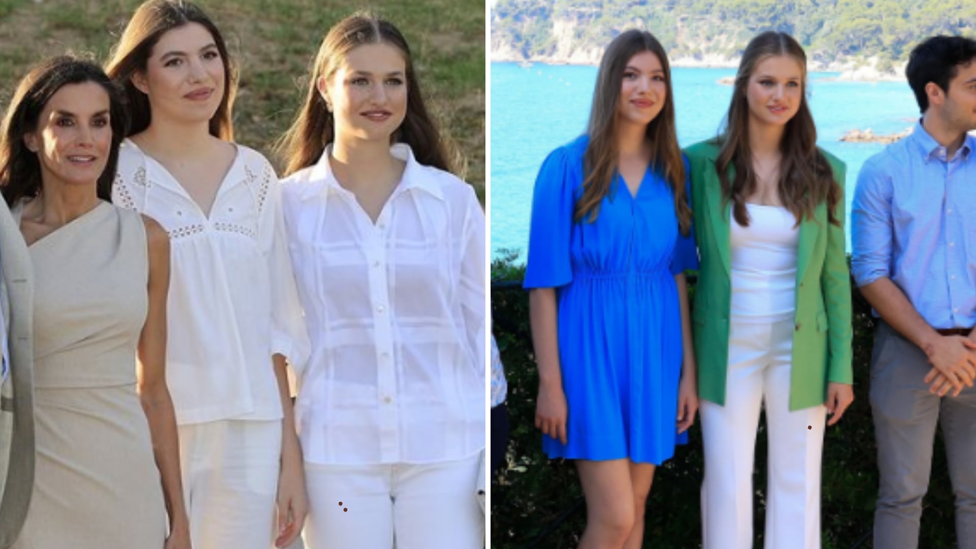 Culpan a la reina Letizia de opacar a sus de hijas, Leonor y Sofía, al permitir que las vistan como "abuelas", mientras ella luce como princesa.