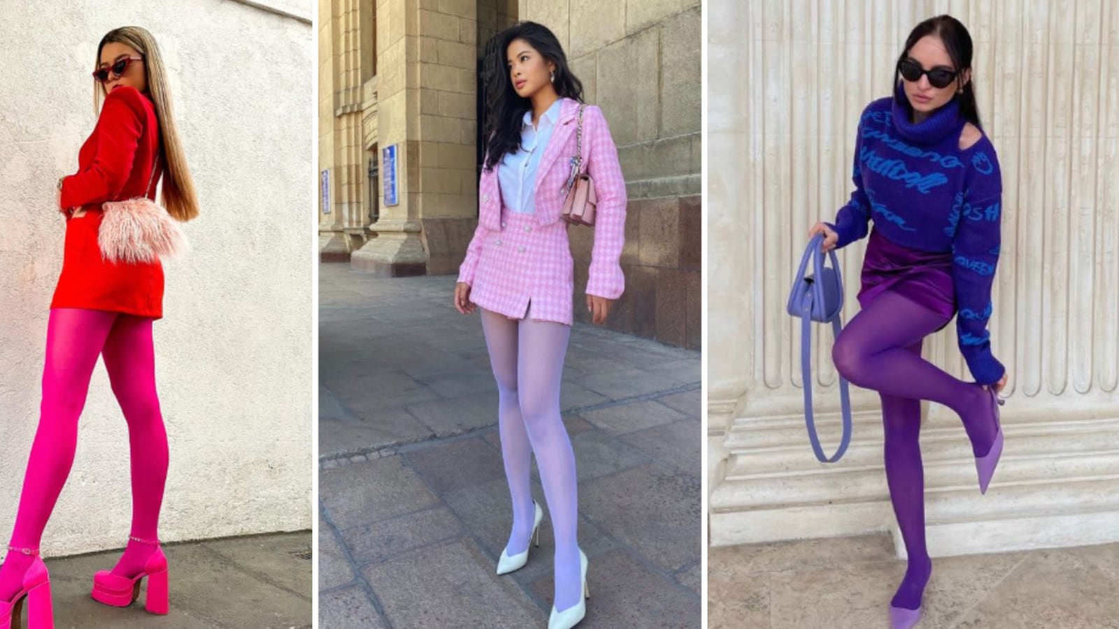 Looks con medias de colores