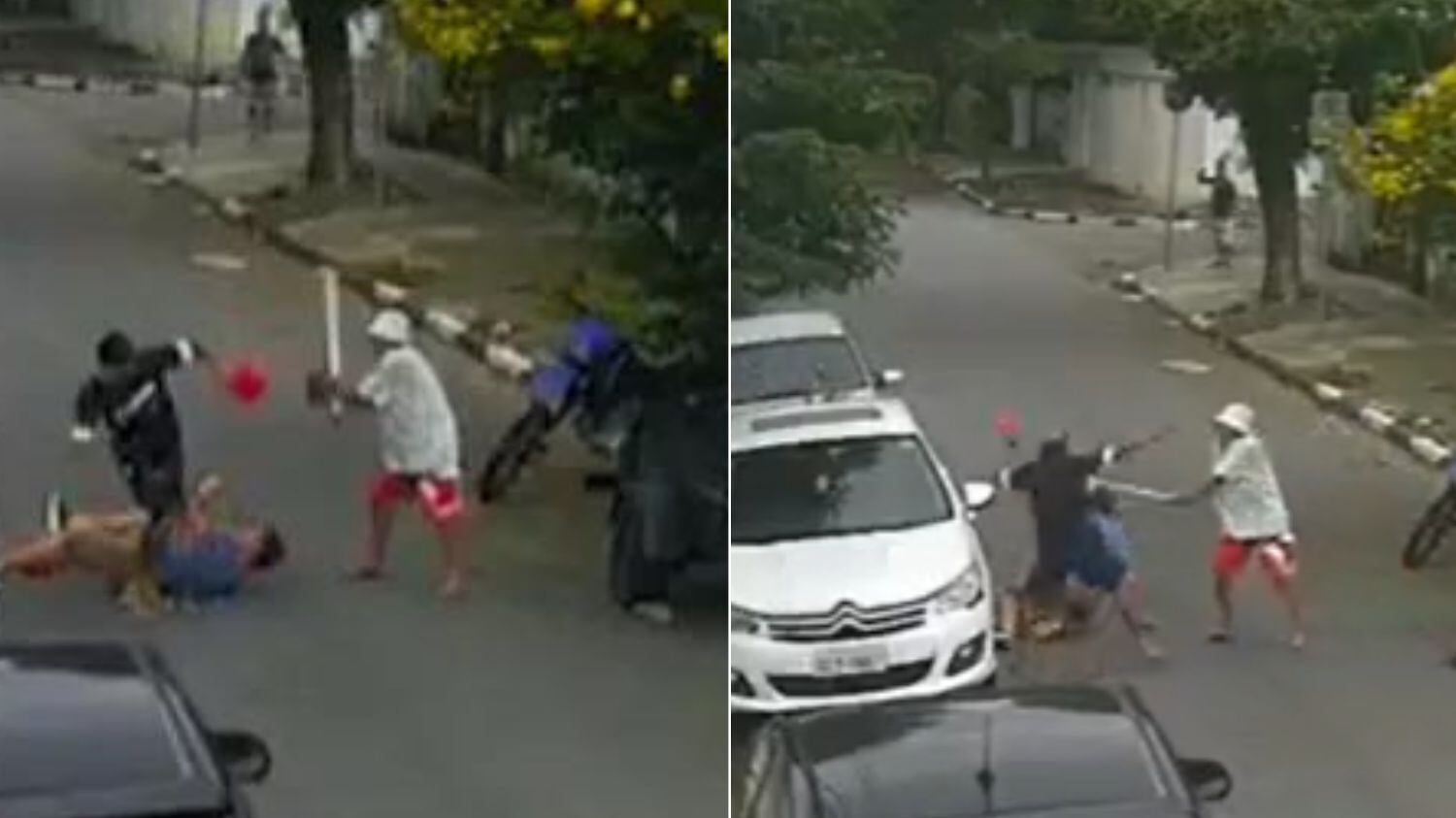 Um dos bandidos foi preso