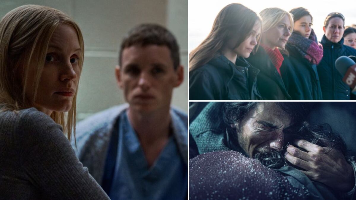 Escenas de las películas El ángel de la muerte, Chicas perdidas y La sociedad de la nieve