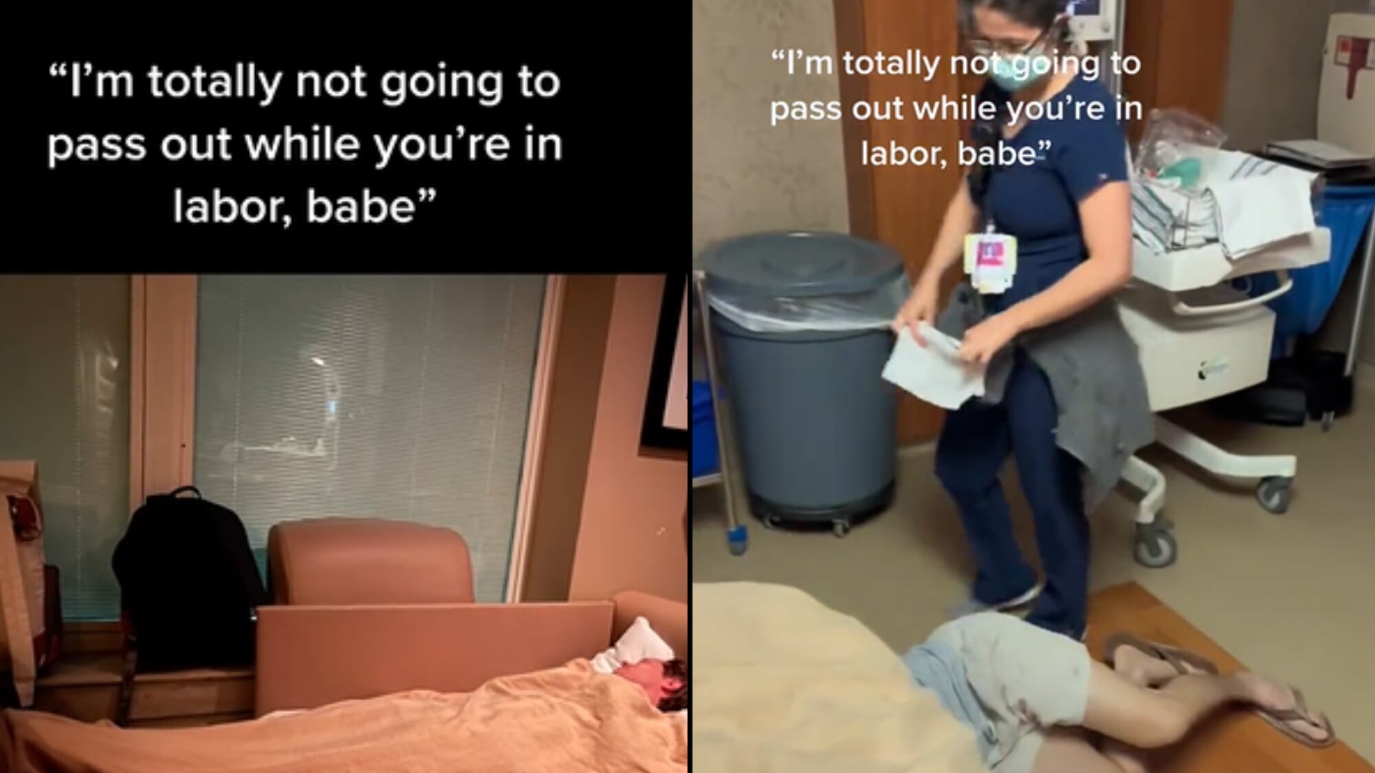 Vídeo de pai desmaiando na hora do parto de seu filho viraliza
Imagens: @coriannejohnson22