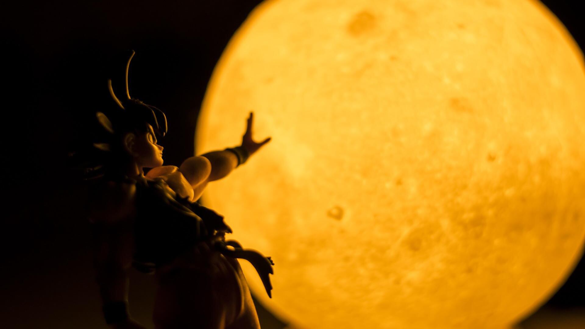 Goku 'soltando' o kamehameha