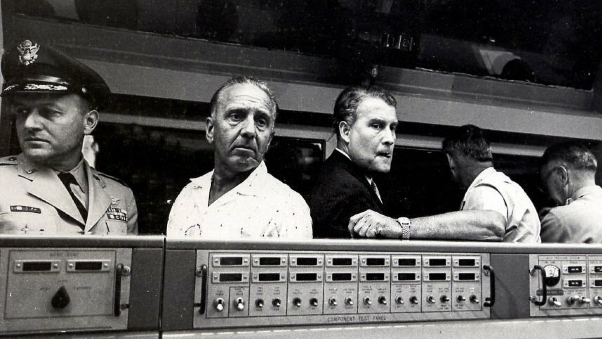 Kurt Debus y Wernher Von Braun en la NASA