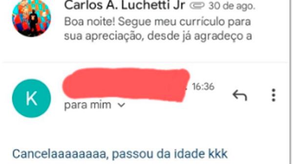 Postagem conta de Luchetti Jr.
