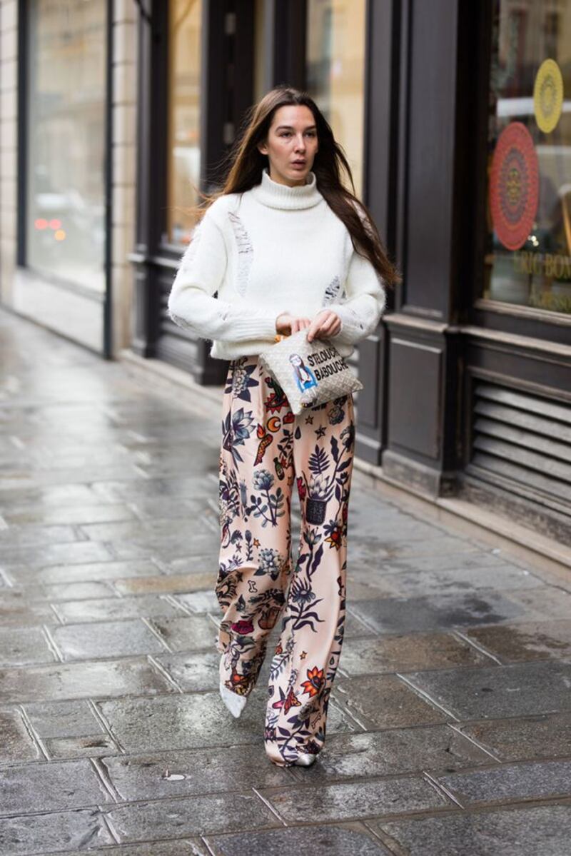 El estampado “tapiz” promete uno de los looks más dulces y sofisticados