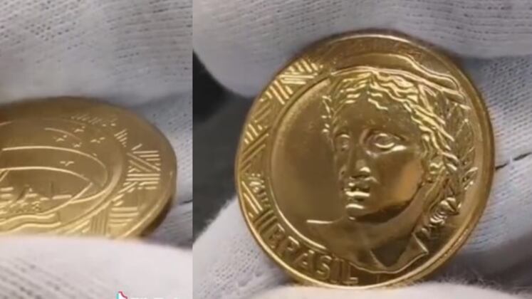 Moedas de 1 real raras