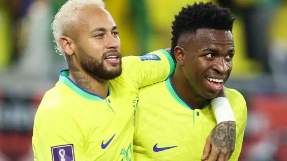 Neymar parabeniza Vini Jr pelo prêmio de melhor jogador do mundo em 2024