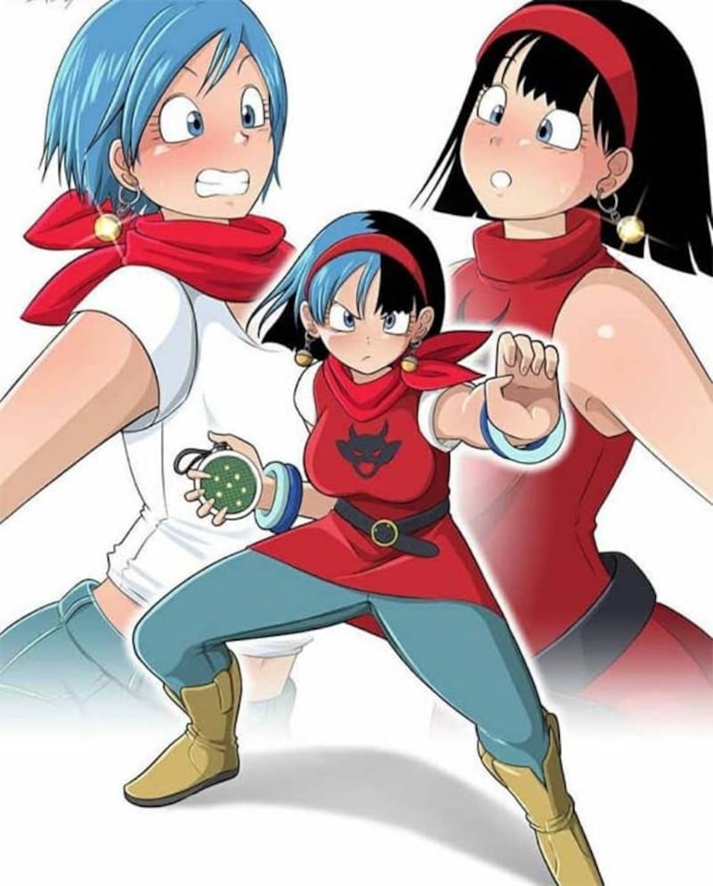 Videl y Bulma Fusión