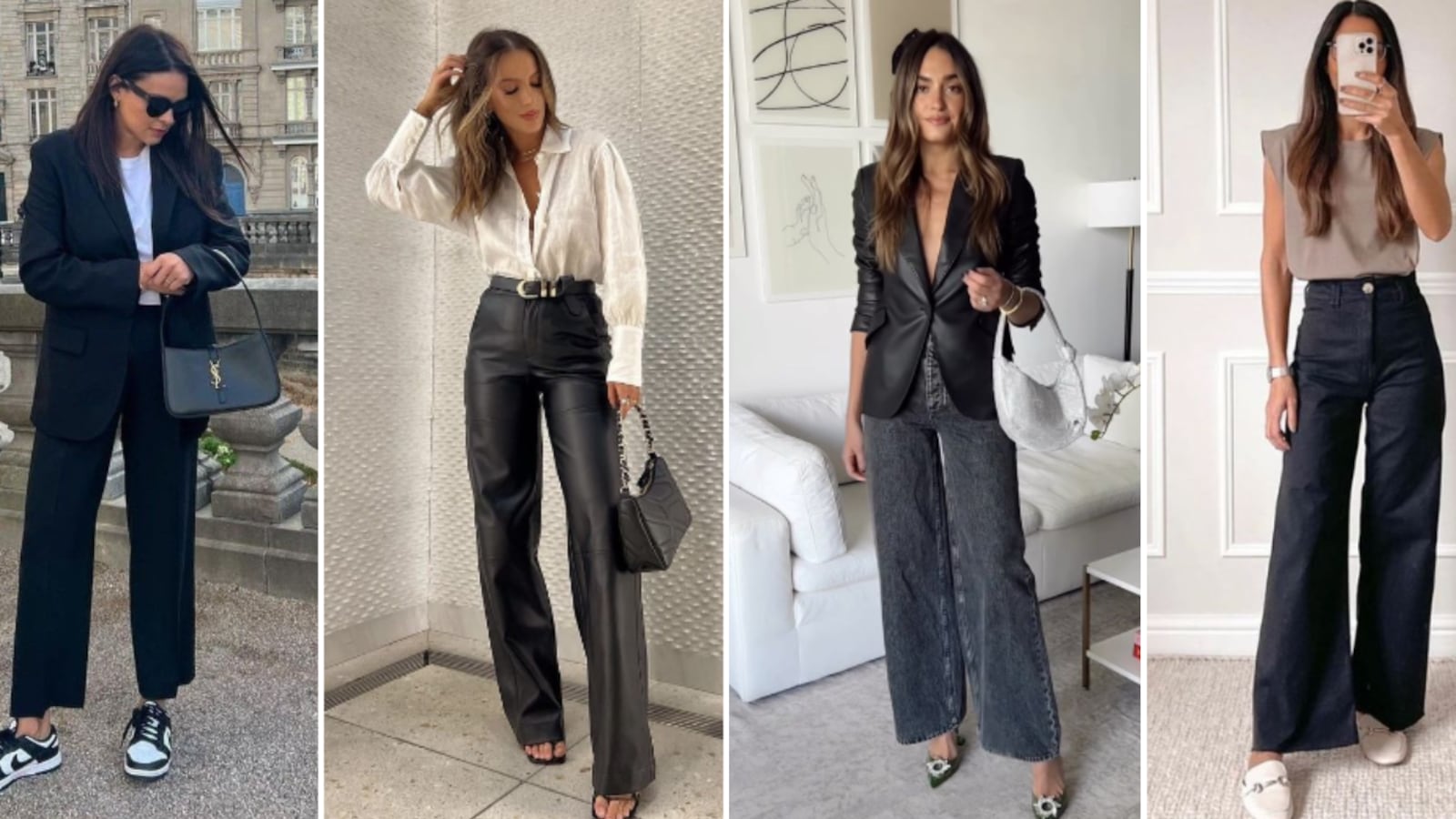 ¿Qué zapatos combinan mejor con un pantalón negro?