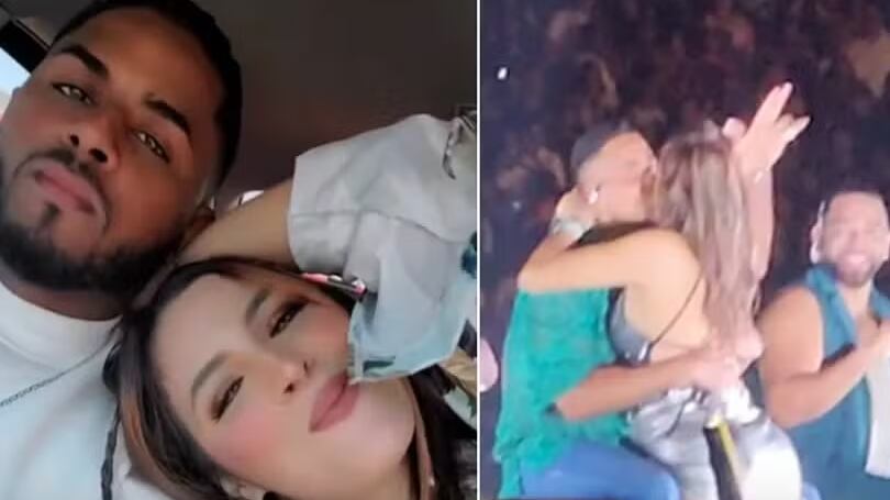 Beijo em cantor durante show: YouTuber enfrenta críticas e divórcio