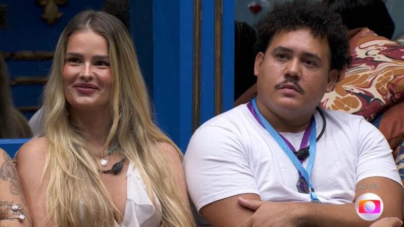BBB 24: Yasmin e Buda estão indignados que estão juntos no paredão