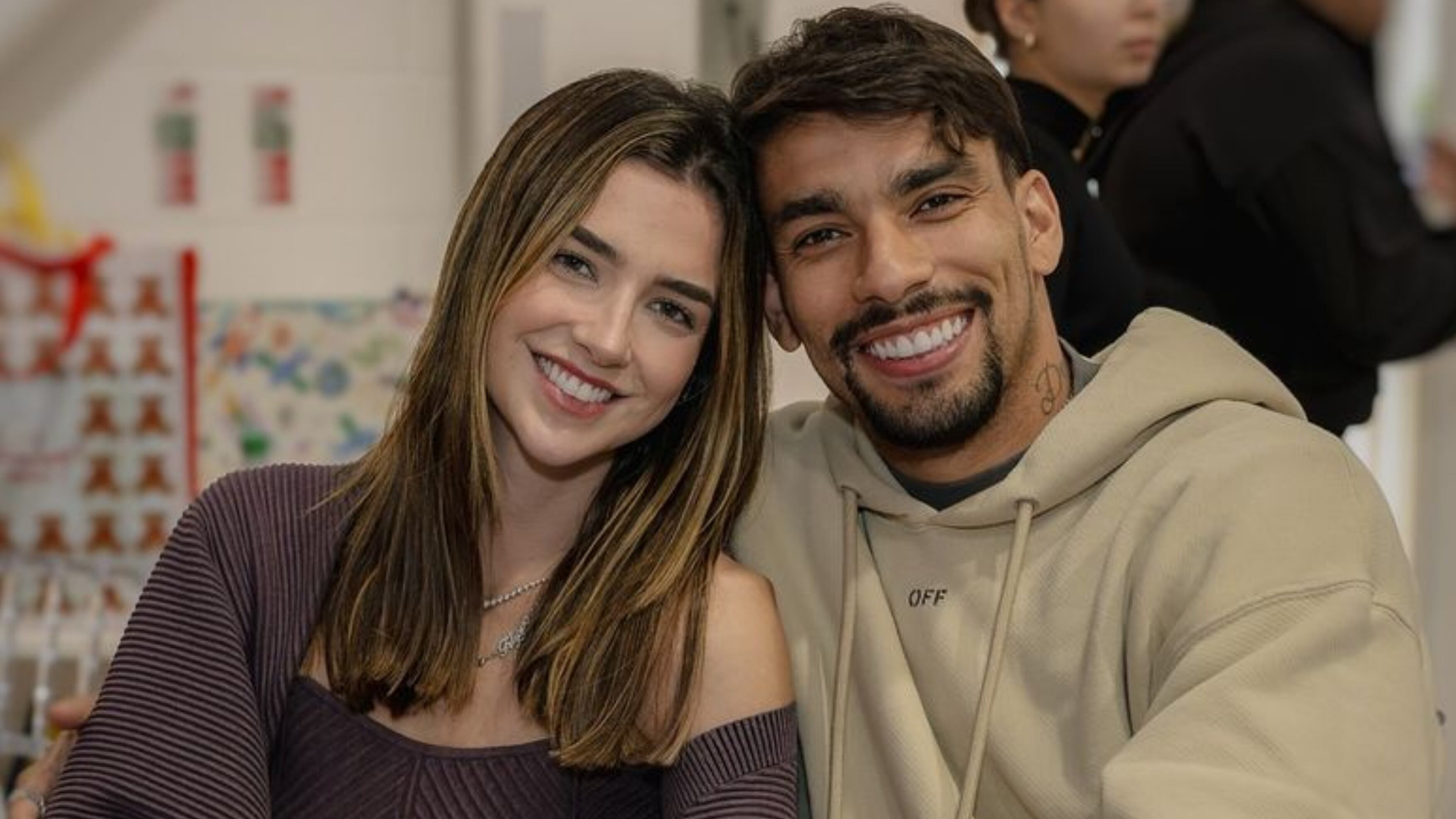 Duda Fournier e Lucas Paquetá