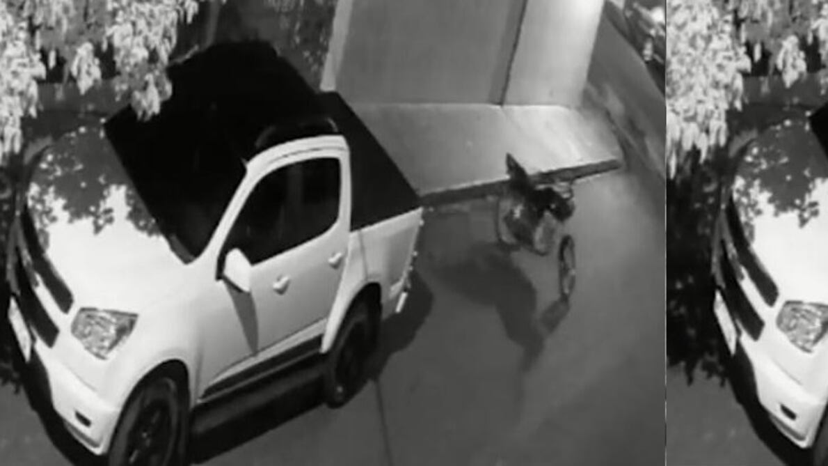 Moto cai sozinha em Bocaina, interior de São Paulo.