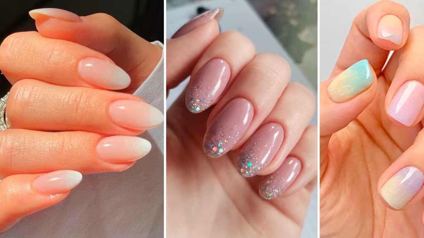 Desenhos de unhas com borracha de gel 2025 |