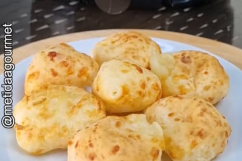 Deliciosa e prática receita de pão de queijo de tapioca na Airfryer para fazer em poucos passos