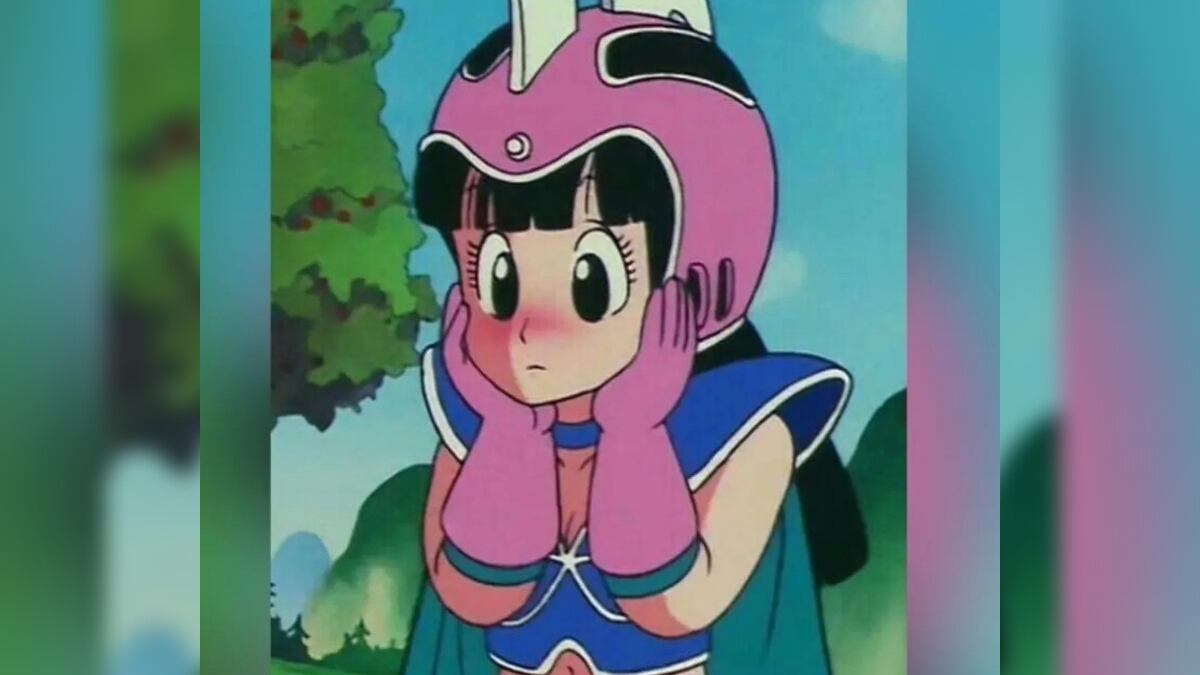 Milk en su traja original Dragon Ball