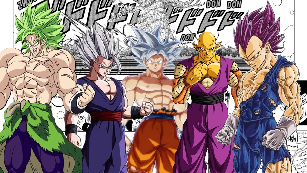 Dragon Ball Super - Broly, Gohan, Goku, Piccolo y Vegeta
