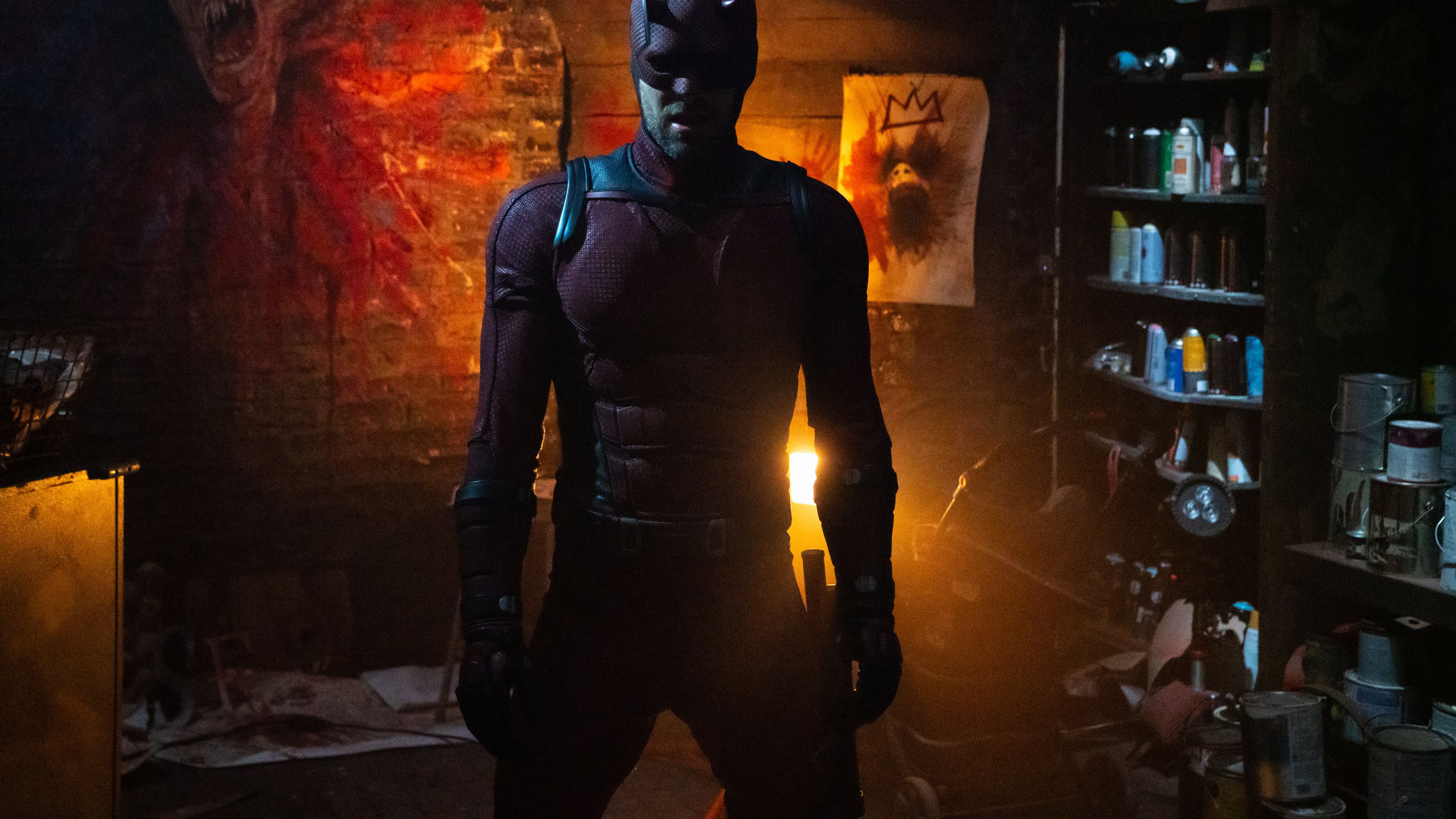 Daredevil/Matt Murdock (Charlie Cox) in Marvel Television's DAREDEVIL: BORN AGAIN, exclusively on Disney+. Photo by Giovanni Rufino. © 2024 MARVEL.