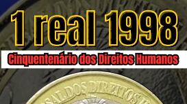 Moeda em comemoração aos 50 anos da Declaração dos Direitos Humanos