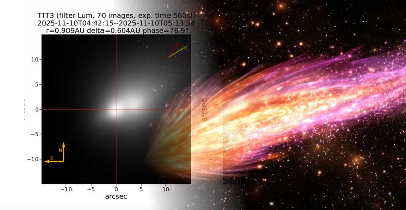 Nuevas imágenes 3I/ATLAS