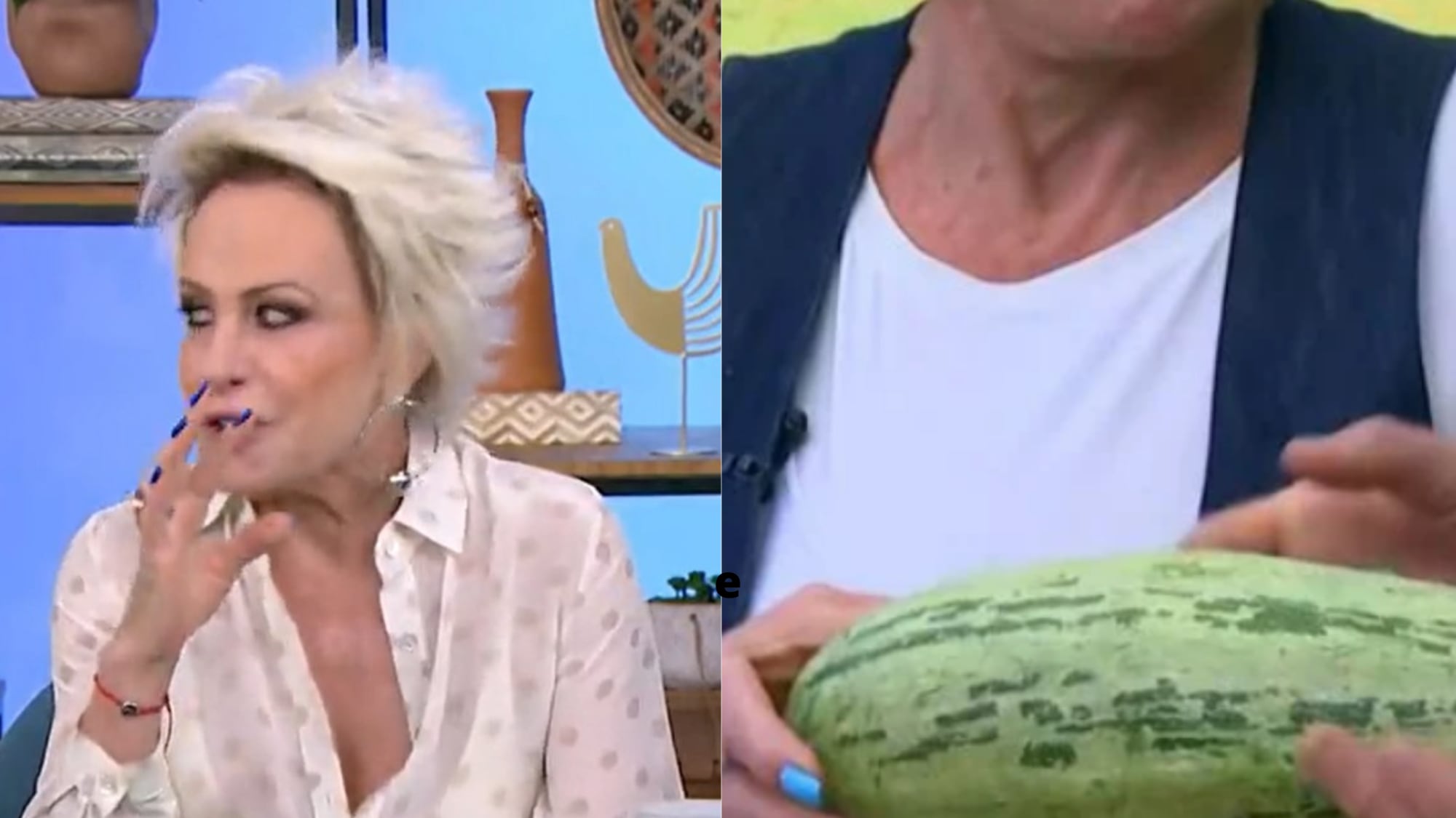 Ana Maria Braga descobre quem 'roubou' a abobrinha gigante