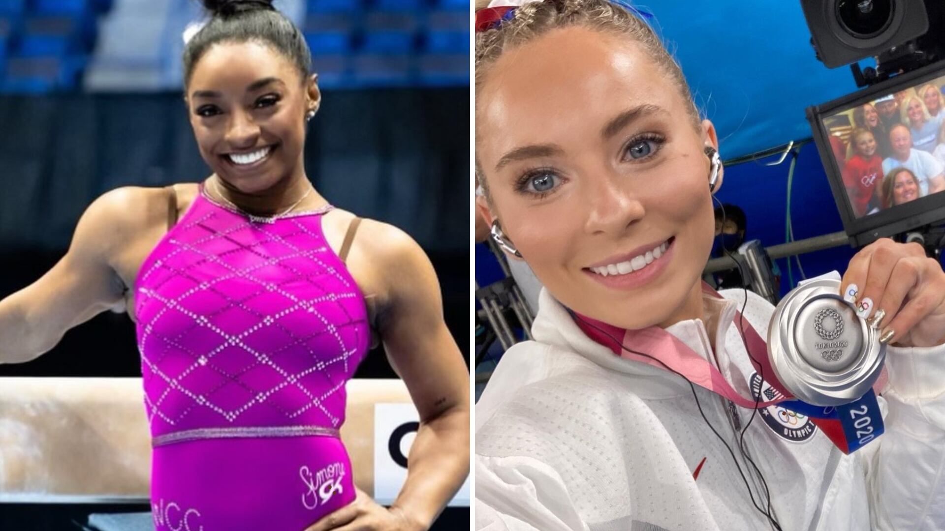 Simone Biles y MyKayla Skinner envuelta en polémica.