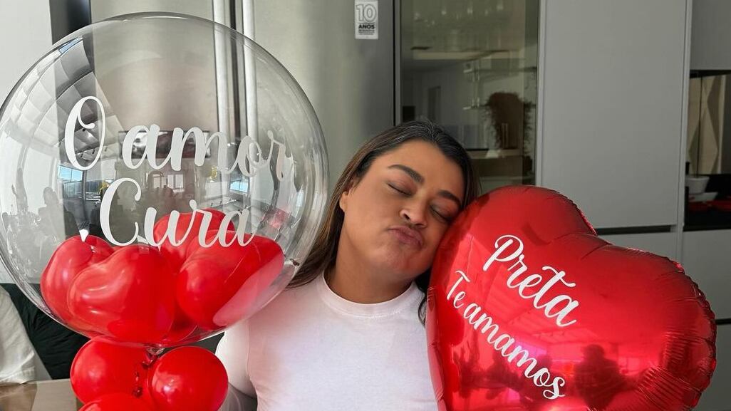 Amigos mandam surpresa para a casa de Preta Gil, que segue lutando contra o câncer